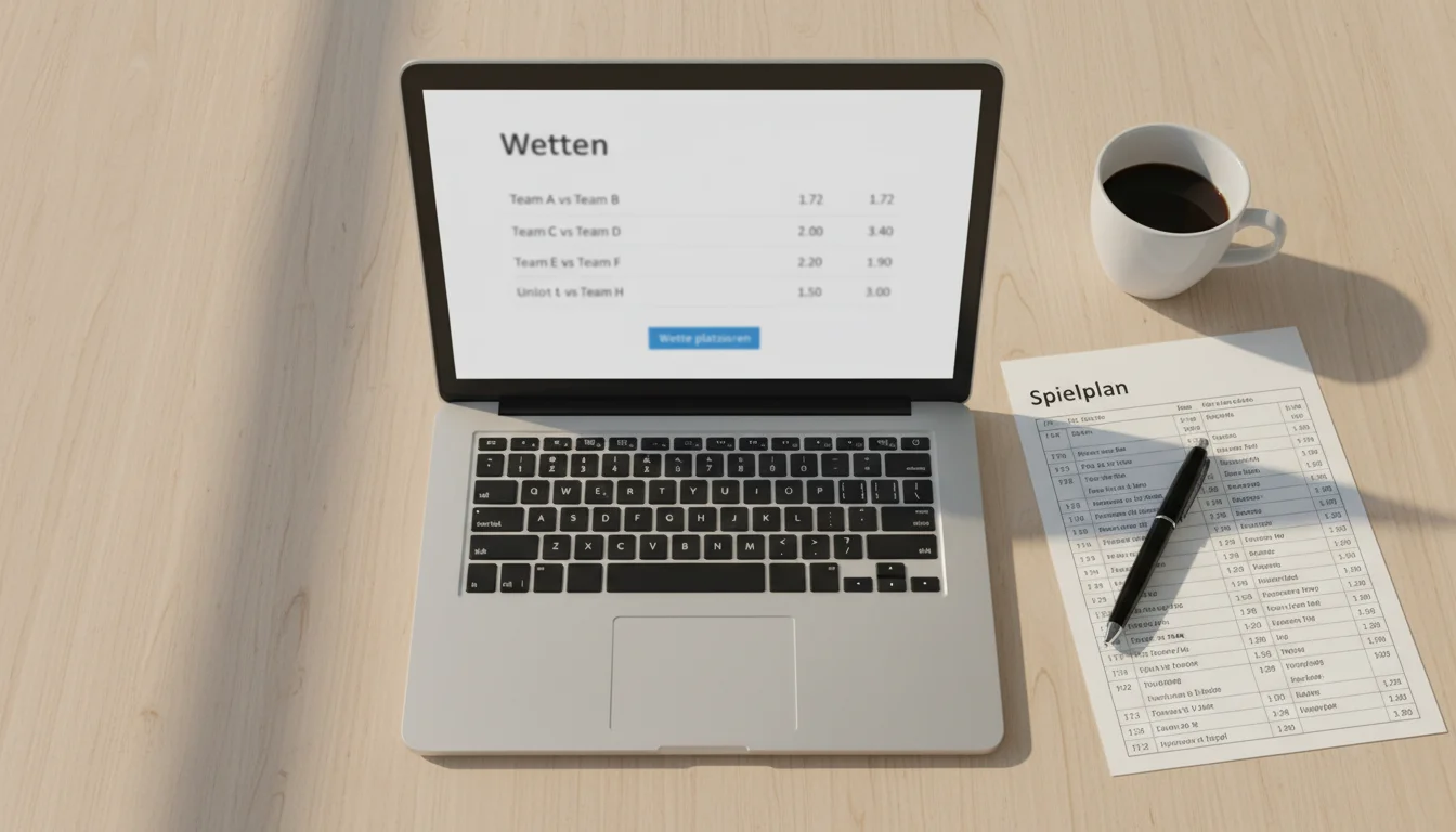 Verschiedene Darts Wettarten mit Quotenanzeige auf einem Bildschirm